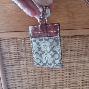 Coach card holder